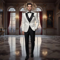 Costum barbati eveniment alb negru